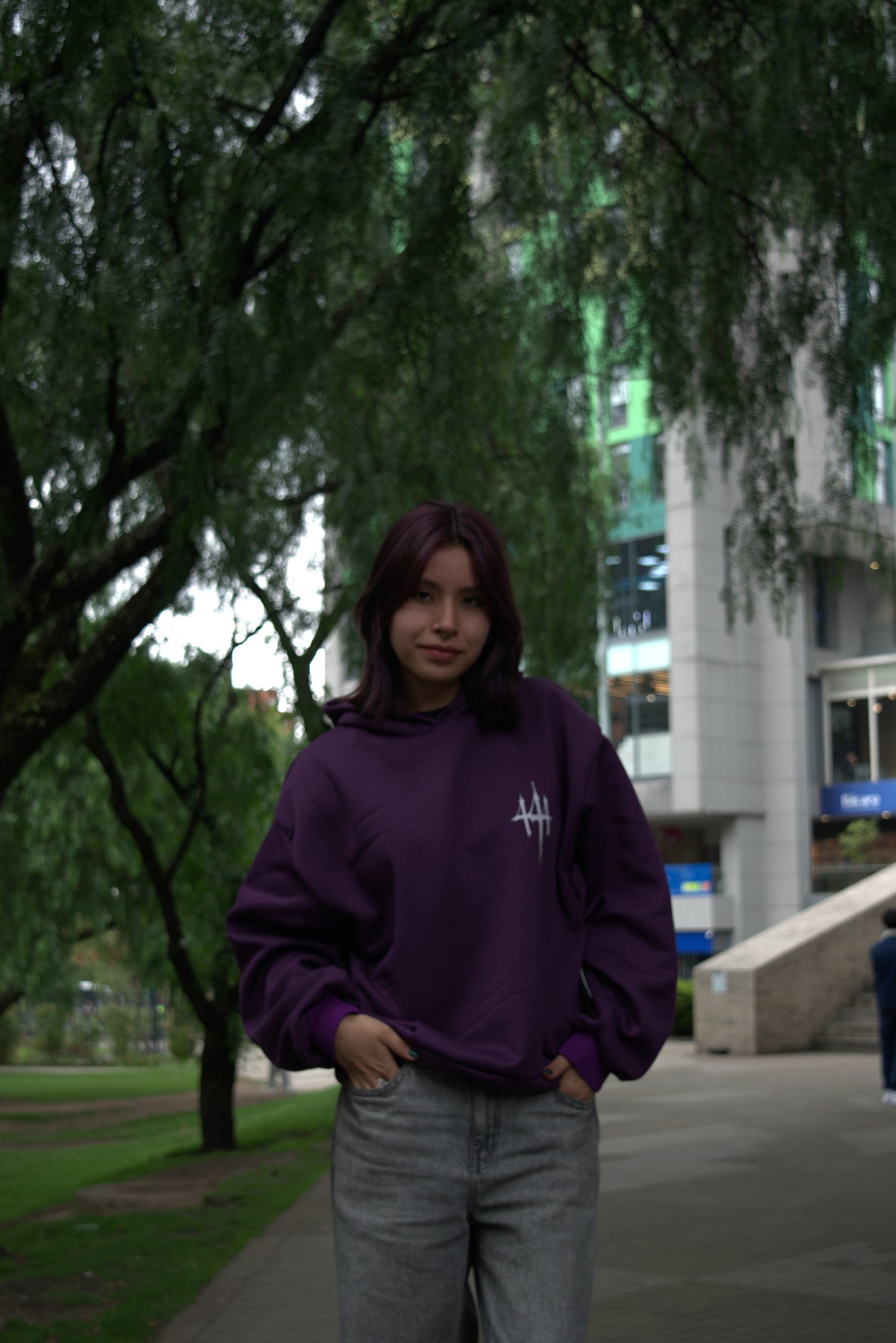Purple Hoodie 444